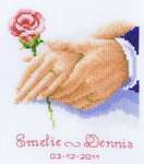 Click for more details of Rose Wedding Sampler (cross stitch) by Vervaco