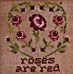 Click/tap for more details of Roses Are Red (cross stitch) by Thistles