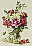 Click for more details of Roses (cross stitch) by Merejka