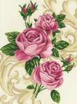 Click/tap for more details of Roses (cross stitch) by RTO