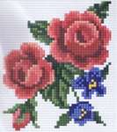 Click for more details of Roses Motif (cross stitch) by Permin of Copenhagen