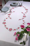 Click for more details of Roses Table Cover (cross stitch) by Permin of Copenhagen