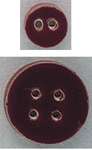 Click for more details of Round Burgundy Buttons (beads and treasures) by Mill Hill