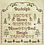 Click for more details of Rudolph's Sampler (cross stitch) by Little House Needleworks