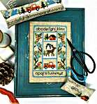 Click/tap for more details of Rustic Winter Set (cross stitch) by Tiny Modernist