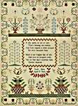 Click/tap for more details of Ruth Bates 1823 (cross stitch) by Hands Across the Sea Samplers