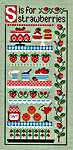 Click for more details of S is for Strawberries (cross stitch) by Little Dove Designs
