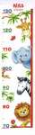 Click for more details of Safari Height Chart (cross stitch) by Vervaco