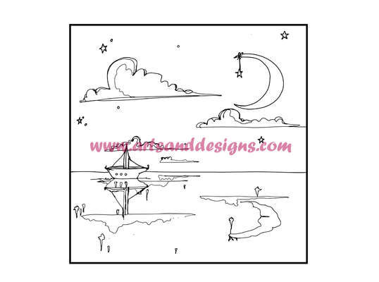 Click for more details of Sail Away Digital Stamp (digital downloads) by Julie Lynes