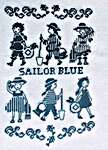 Click/tap for more details of Sailor Blue (cross stitch) by Perrette Samouiloff