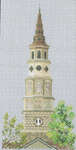 Click/tap for more details of Saint Philip's Steeple (cross stitch) by Barbara & Cheryl