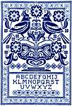 Click for more details of Sampler in Blue (cross stitch) by Imaginating