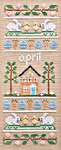 Click/tap for more details of Sampler Of The Month - April (cross stitch) by Country Cottage Needleworks