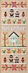 Click for more details of Sampler of the Month - November (cross stitch) by Country Cottage Needleworks