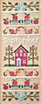 Click/tap for more details of Sampler of the Month - September (cross stitch) by Country Cottage Needleworks