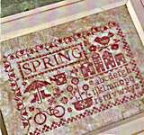 Click for more details of Sampler Seasons : Spring (cross stitch) by Blueberry Ridge