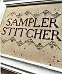 Click/tap for more details of Sampler Stitcher (cross stitch) by Lucy Beam