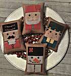 Click/tap for more details of Santa and Company (cross stitch) by Needle Bling Designs