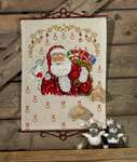 Click for more details of Santa and Sack of Toys Advent Calendar (cross stitch) by Permin of Copenhagen