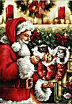 Santa Claus and Kittens