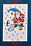 Click for more details of Santa Claus and Penguins Advent Calendar (cross stitch) by Permin of Copenhagen