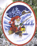 Click for more details of Santa Fishing (cross stitch) by Permin of Copenhagen