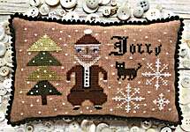 Click/tap for more details of Santa Jolly (cross stitch) by Lucy Beam