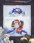 Click for more details of Santa Mail Holder (cross stitch) by Permin of Copenhagen