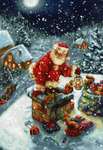 Click for more details of Santa on the Rooftop (cross stitch) by Luca - S