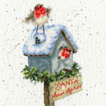 Click for more details of Santa Please Stop Here (cross stitch) by Bothy Threads