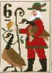 Click/tap for more details of Santa's 12 Days of Christmas 5 - 8 (cross stitch) by The Prairie Schooler