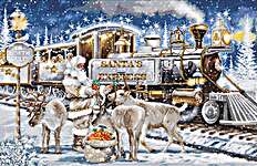 Santa's Express White