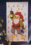 Click/tap for more details of Santa's Gnome Advent Calendar (cross stitch) by Permin of Copenhagen