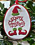 Click/tap for more details of Santa's Hat and Boots (cross stitch) by Keslyn's