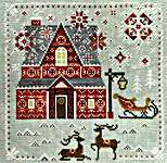 Click for more details of Santa's House (cross stitch) by Cottage Garden Samplings