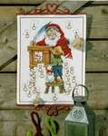 Click for more details of Santa's List Advent Calendar (cross stitch) by Permin of Copenhagen