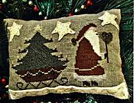 Click for more details of Santa's On His Way (cross stitch) by Homespun Elegance