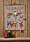 Click for more details of Santa's Sleigh Advent (cross stitch) by Permin of Copenhagen