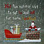 Click/tap for more details of Santa's Struggle (cross stitch) by puntiniputini
