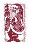 Click for more details of Santa Silhouette (cross stitch) by Imaginating
