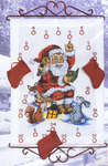 Santa with Woodland Animals Advent