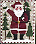 Click/tap for more details of Santas and Snowmen (cross stitch) by The Prairie Schooler