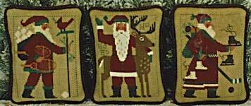 Click for more details of Santas Revisited XI (cross stitch) by The Prairie Schooler