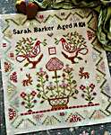 Click for more details of Sarah Barker 1824 (cross stitch) by Pineberry Lane