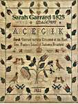 Click/tap for more details of Sarah Garrard 1825 (cross stitch) by Needle Work Press
