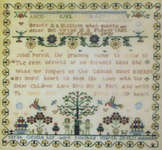 Click for more details of Sarah Gentle - 1821 (cross stitch) by Samplers Remembered