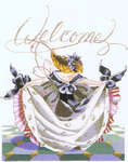 Click/tap for more details of Savannah's Curtsy (cross stitch) by Mirabilia Designs