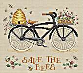 Click for more details of Save The Bees (cross stitch) by Sue Hillis Designs