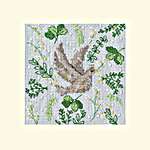 Click for more details of Scandi Dove Christmas Card (cross stitch) by Bothy Threads
