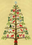 Click for more details of Scandi Tree (cross stitch) by Bothy Threads